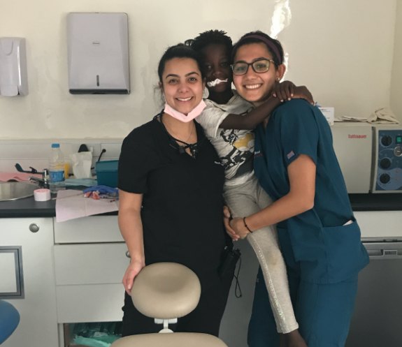 Doctor Bassily and dental patients