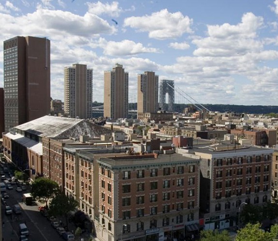 Aerial view of Columbia University