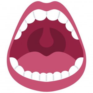 illustration of open mouth